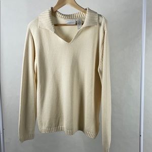1990’s Liz Claiborne oversized collared sweater.